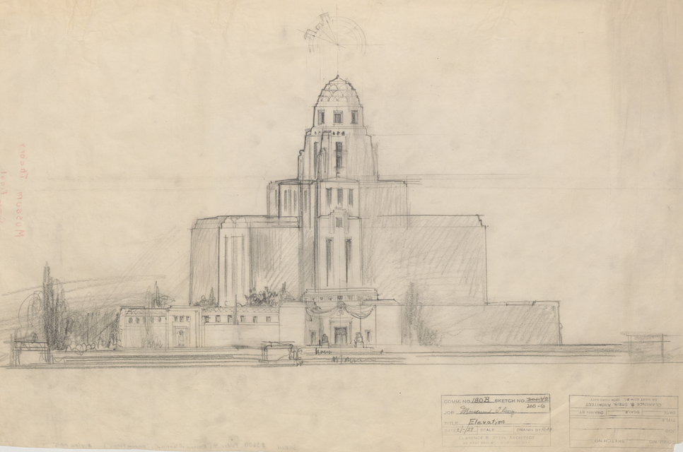 Clarence Stein Museum of Tomorrow_Elevation_1929__alta