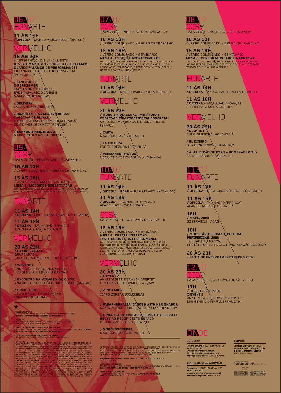 VERBO 2009 - Programação