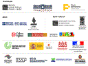 Logos dos apoios ao Seminário de Toby Jackson
