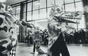 performance de Keith Hering na abertura da 17a bienal 1983