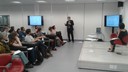 Interação de Christopher Marrion durante a apresentação