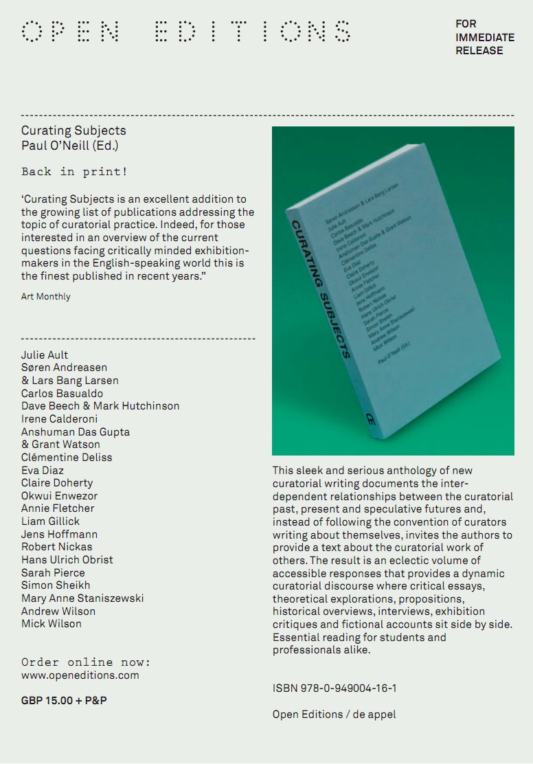 Curating Subjects