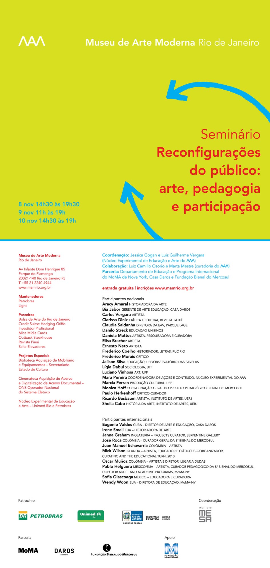 Seminário Reconfigurações do público