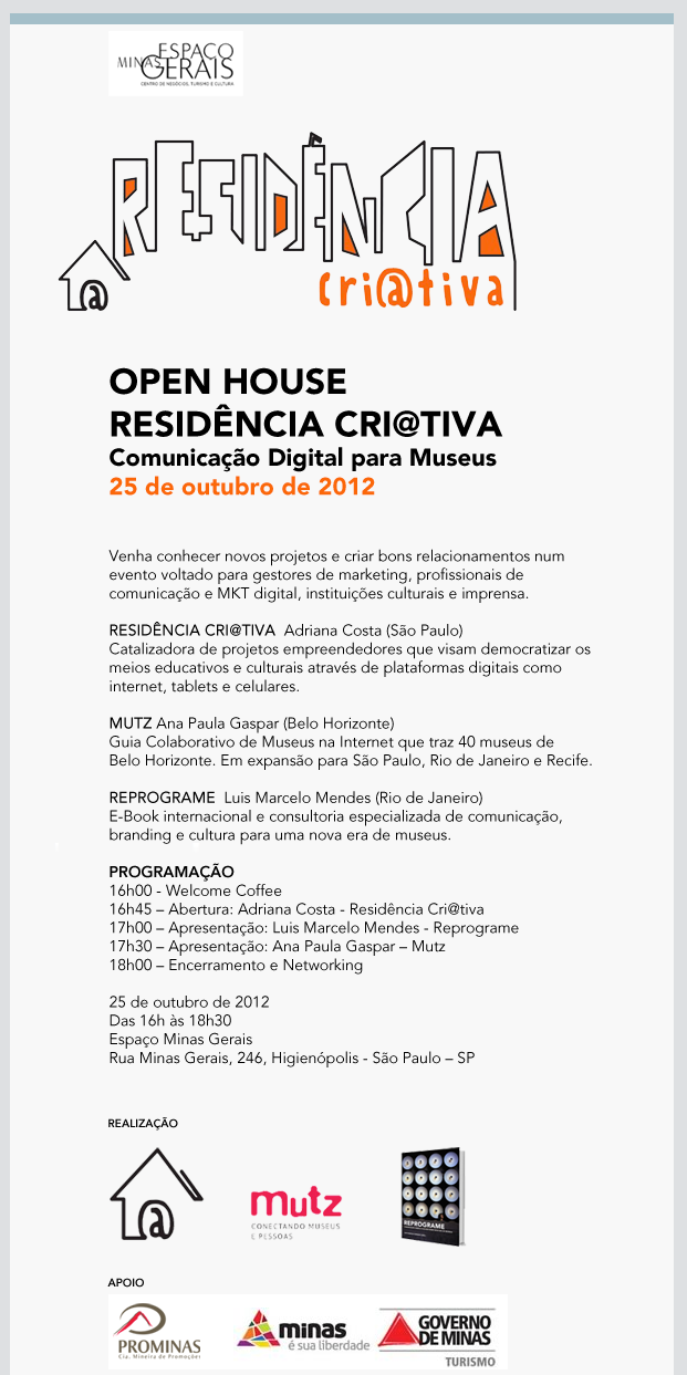 1º Open House Residência Criativa