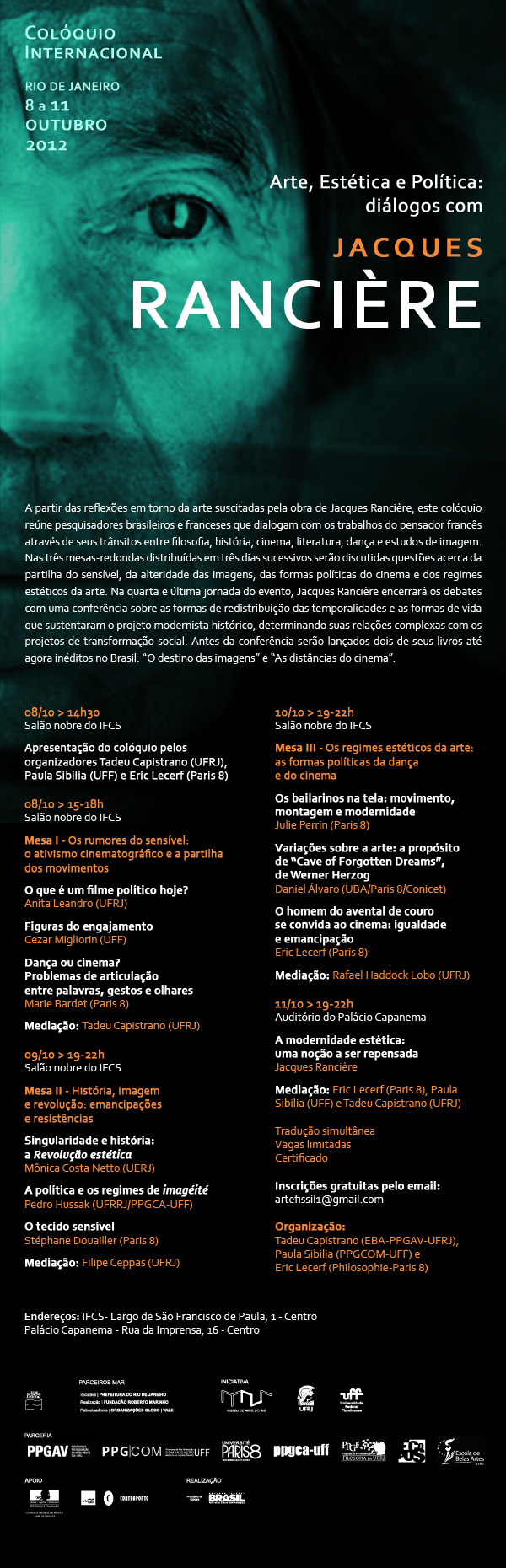 Diálogos com JACQUES RANCIÈRE