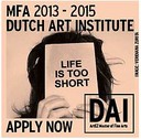 Call for applications 2013–2015: Dutch Art Institute