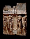 A brass plaque, one of the Benin Bronzes
