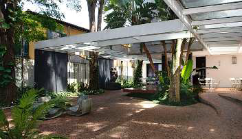 Pátio interior do museu Lasar Segall ( foto Sérgio Guerini.)
