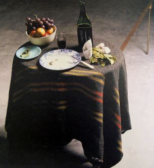 une table...